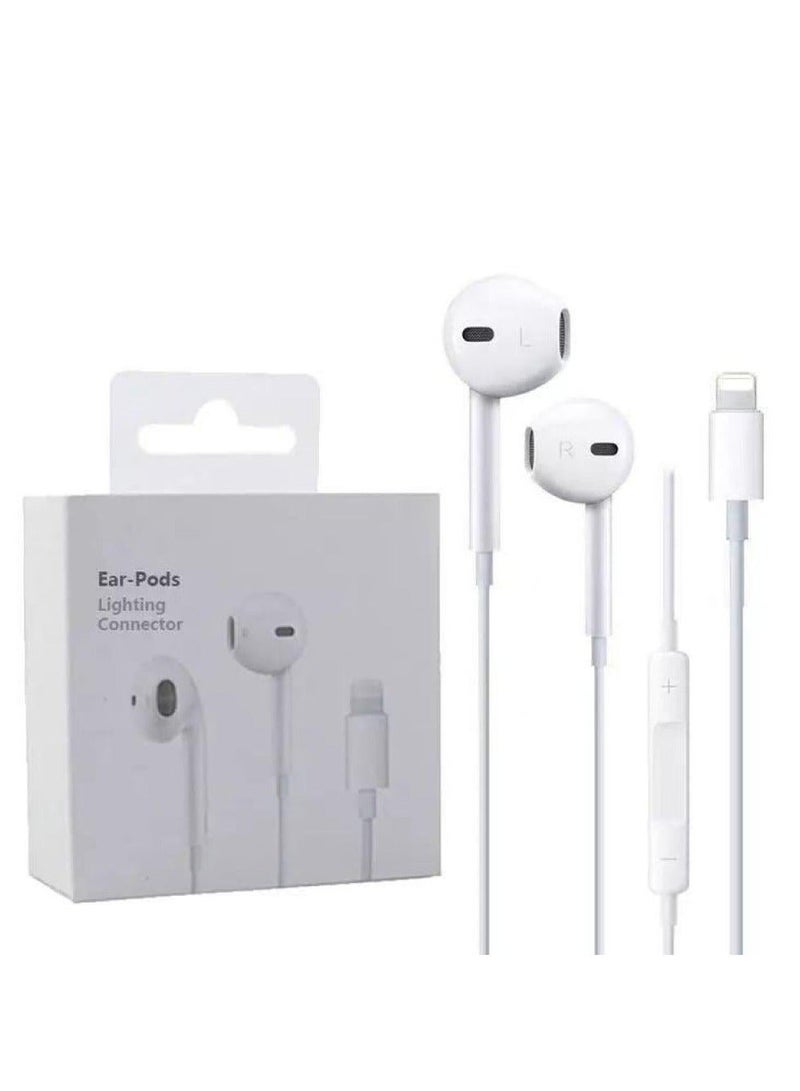 فيدا سماعات الأذن مع موصل Lightning | سماعات iPhone، [معتمدة من FEIDA] سماعات أذن سلكية بصوت ستيريو مع ميكروفون وتحكم في مستوى الصوت، متوافقة مع iPhone 14/13/12/SE/11/XR/XS/X/7/7 Plus/8 - Image 1